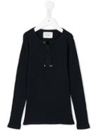 Les Coyotes De Paris Carmen Blouse, Girl's, Size: 8 Yrs, Blue