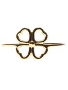 Aurelie Bidermann Clover Ring, Women's, Size: 54, Metallic