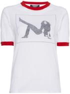 Calvin Klein 205w39nyc Graphic Print Jersey T-shirt - White