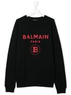 Balmain Kids Logo Sweater - Black