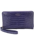 Smythson Crocodile Skin Effect Wallet