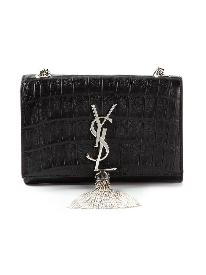 Saint Laurent Classic 'monogram' Satchel, Women's, Black, Leather