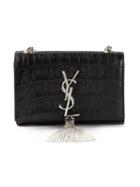 Saint Laurent Classic 'monogram' Satchel, Women's, Black, Leather