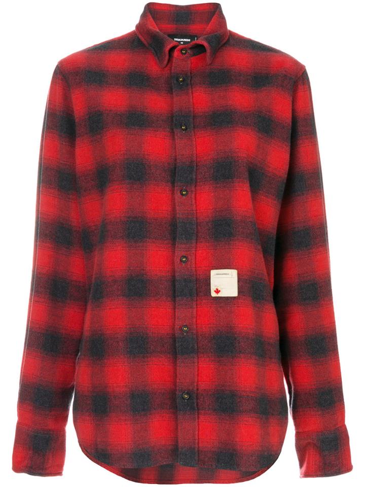 Dsquared2 Relaxed Fit Checked Shirt