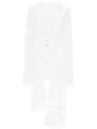 Jw Anderson Fil Coupe Pleated Panel Shirt - White