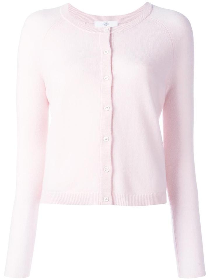Allude Button Up Cardigan, Women's, Size: Small, Pink/purple, Cashmere