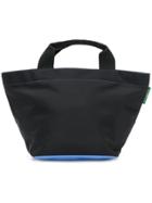 Hervé Chapelier Contrast Stitch Small Tote Bag - Blue