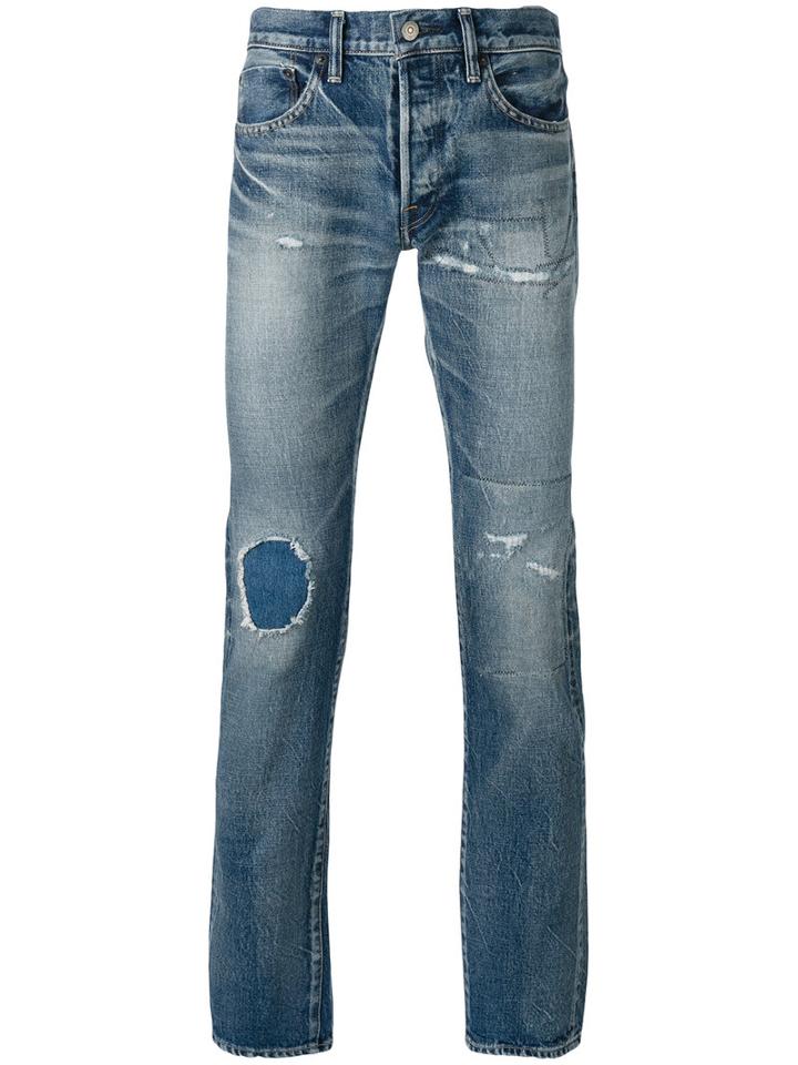 Fabric Brand & Co Kai Jeans, Men's, Size: 34/32, Blue, Cotton