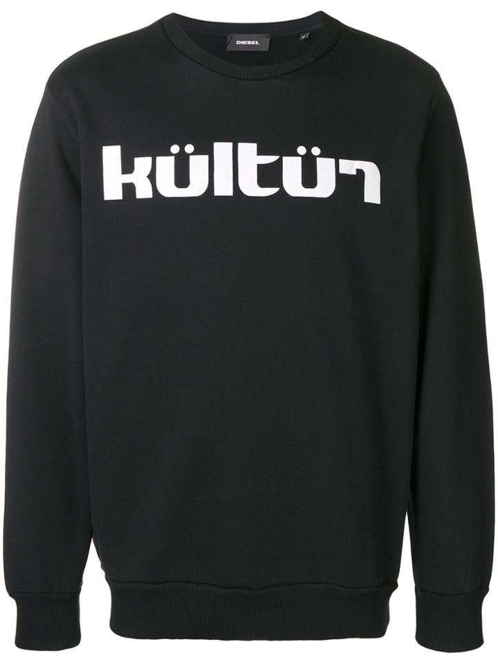 Diesel F-just-xa-fl Sweater - Black