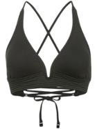Seafolly Quilted Longline Bikini Top - Black