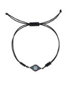 Ileana Makri Flower Motif Bracelet, Black