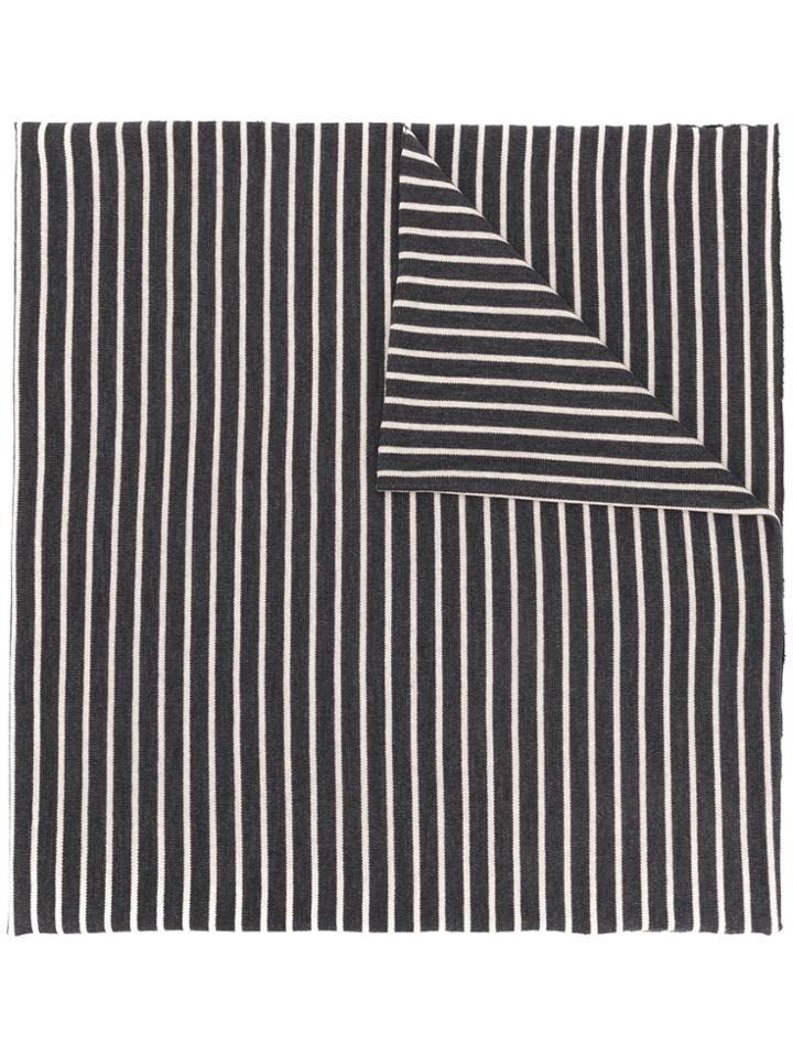 Barena Striped Scarf - Grey