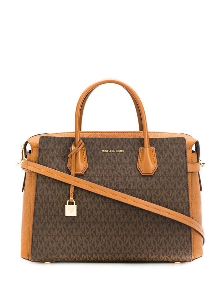 Michael Michael Kors Mercer Belted Large Tote - Brown
