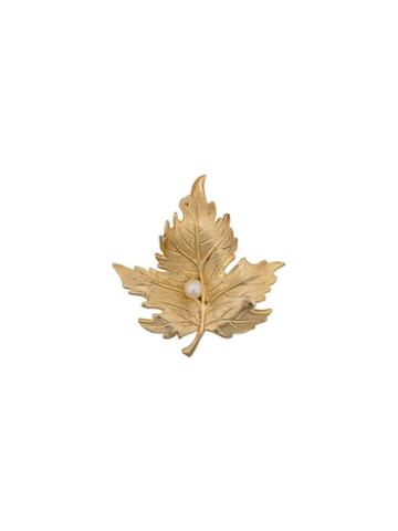 Susan Caplan Vintage 1960's Grosse Brooch - Gold