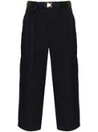 Sacai Fatigue Cropped Trousers - Blue