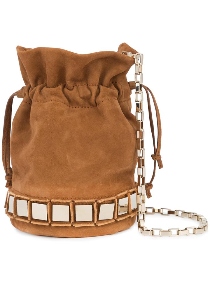 Tomasini Bucket Cross Body Bag - Brown