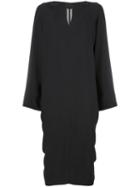 Rick Owens Tangier Dress, Women's, Size: 40, Black, Viscose/acetate