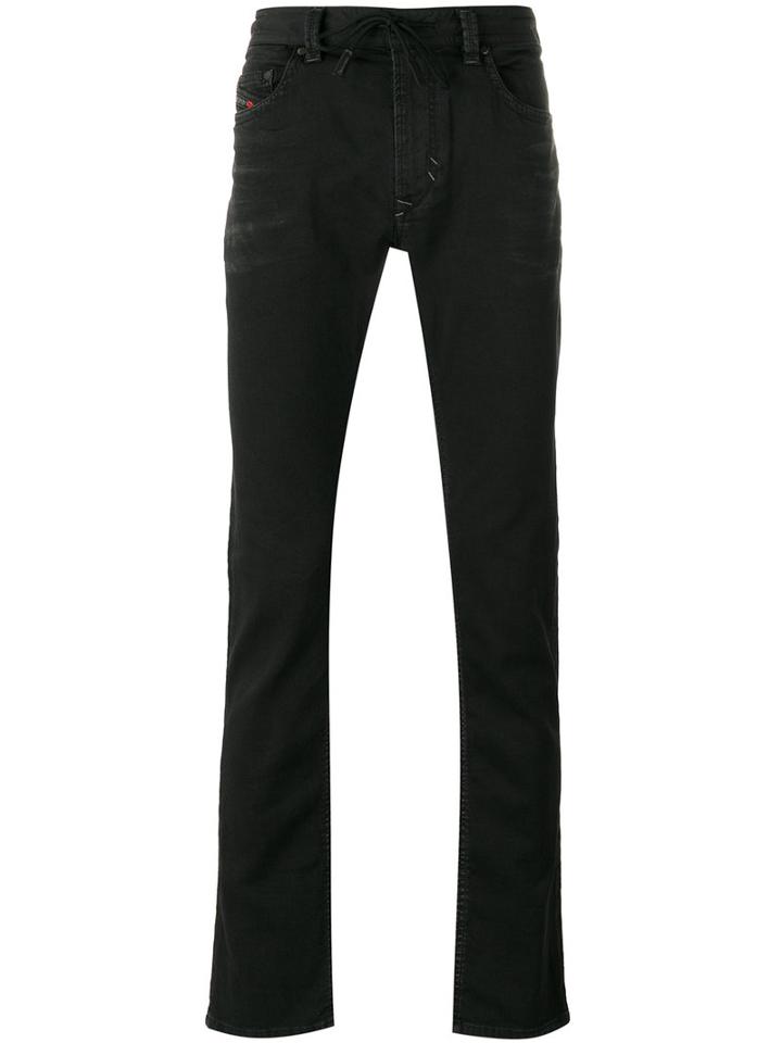 Diesel 'thavar' Skinny Jeans, Men's, Size: 30, Black, Cotton/polyester/spandex/elastane