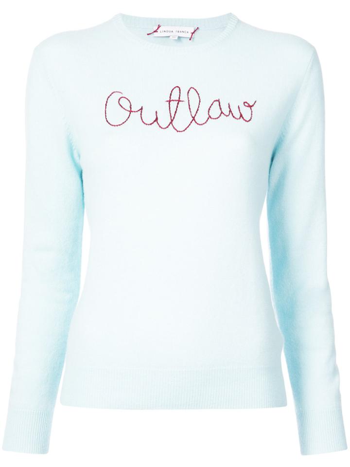 Lingua Franca Outlaw Jumper - Blue