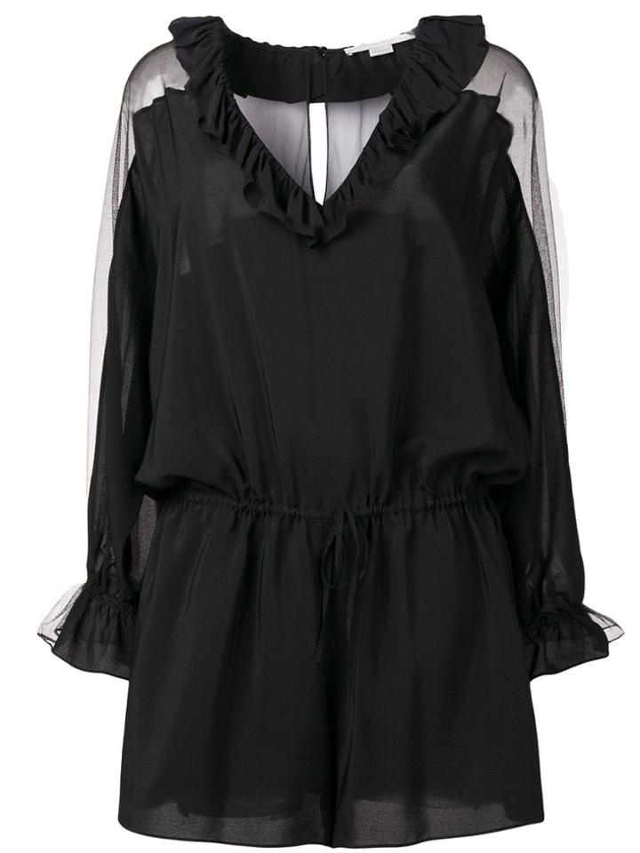 Stella Mccartney Ruffled Jumpsuit - Black