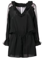 Stella Mccartney Ruffled Jumpsuit - Black