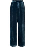 Undercover Wide Leg Corduroy Trousers - Blue