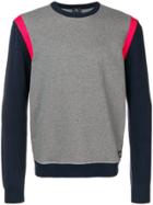 Ps By Paul Smith Colour Block Knit Sweater - Grey