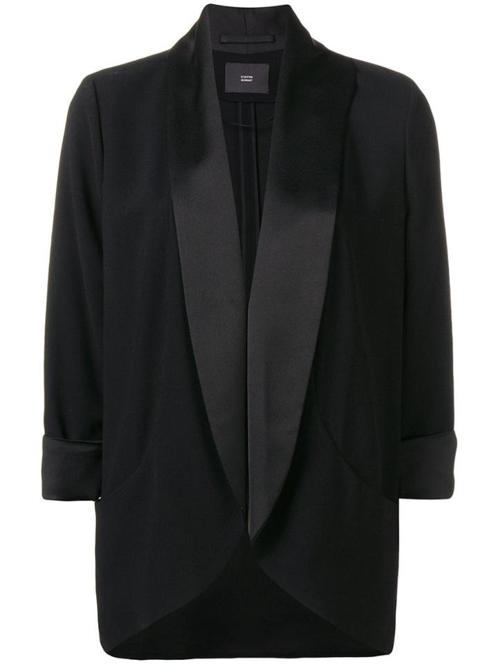 Steffen Schraut Shawl Blazer Jacket - Black
