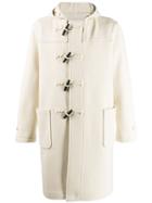 Sandro Paris Hooded Duffle Coat - White