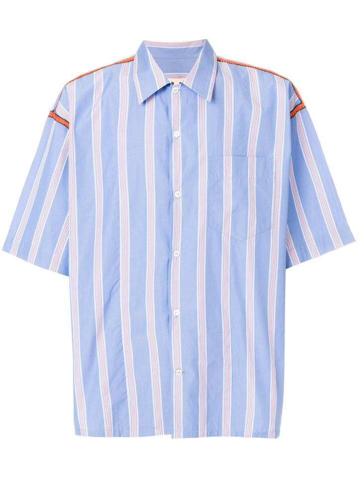 Marni Oversized Stripe Shirt - Blue