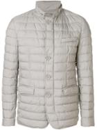 Herno Padded Button Up Jacket - Grey