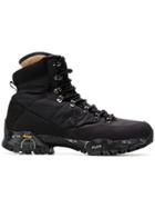 White Premiata Midtreck 128 Boots - Black