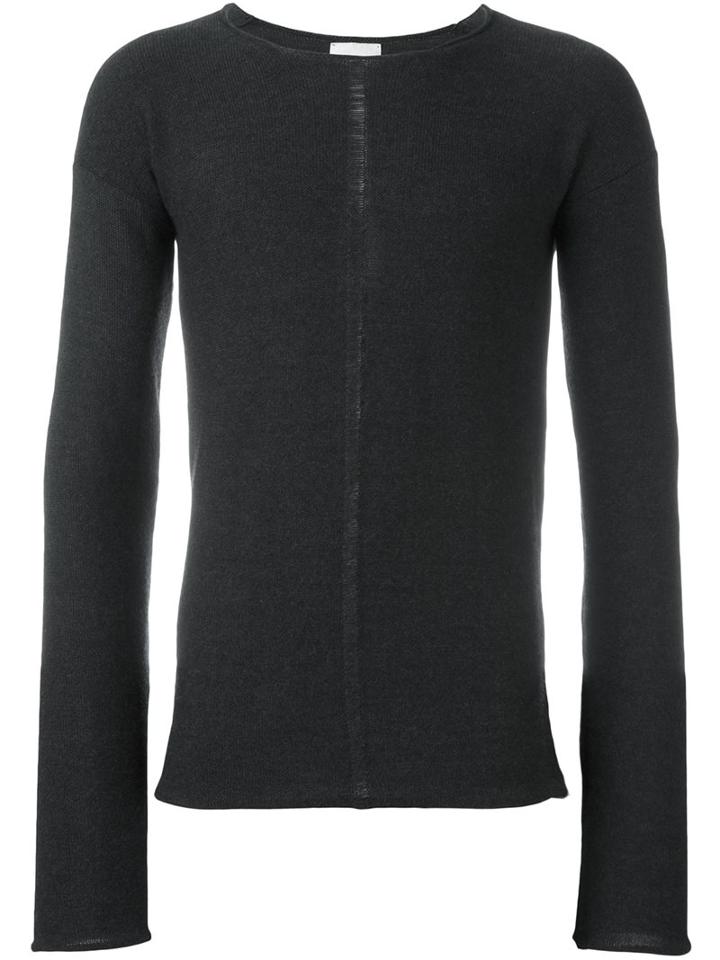 Lost & Found Rooms Crew Neck Sweater, Men's, Size: Xs, Grey, Acrylic/merino