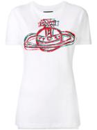 Vivienne Westwood Anglomania Logo Print T-shirt, Women's, Size: Xs, White, Cotton