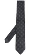 Lanvin Silk Polka Dot Tie - Black