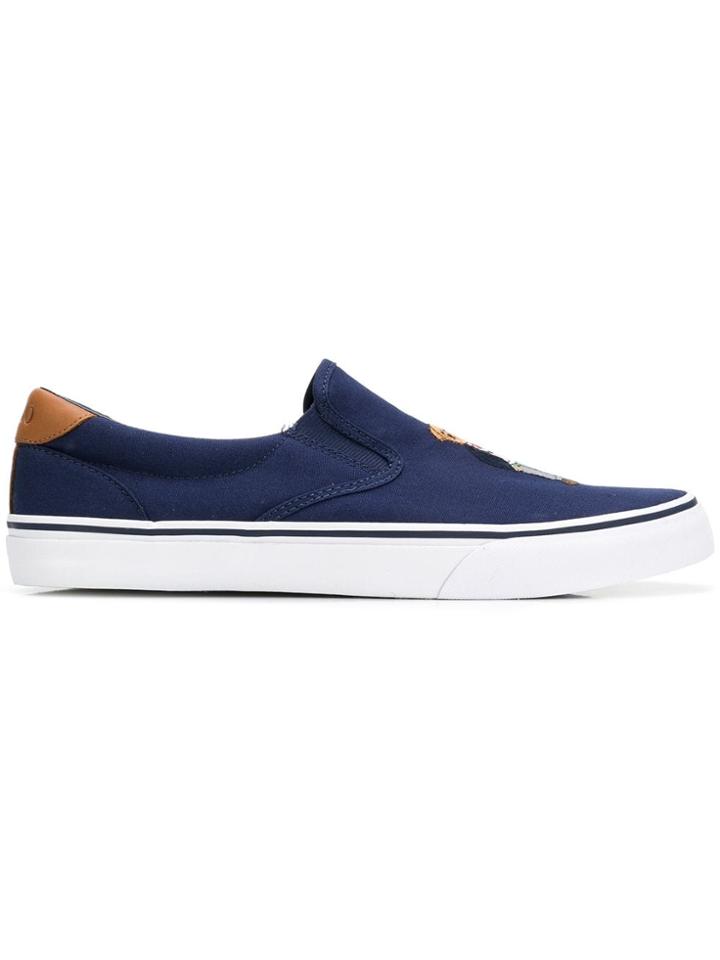 Polo Ralph Lauren Bear Slip-on Sneakers - Blue