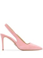 Paul Andrew Slingback Ankle Strap Pumps - Pink