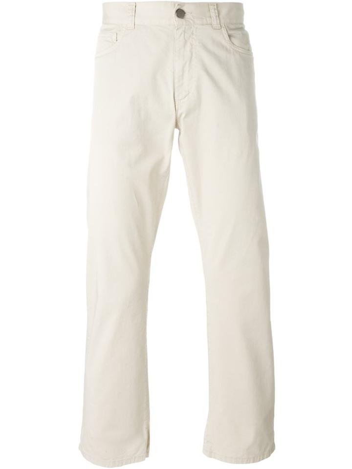 Canali Regular Jeans, Men's, Size: 48, Nude/neutrals, Cotton/rubber