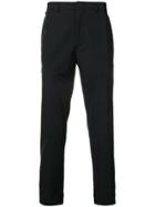 Prada Cropped Techno Stretch Trousers - Black