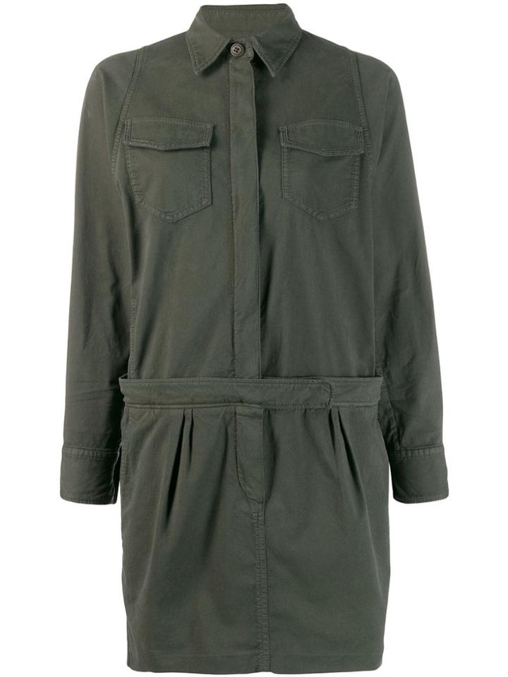Brunello Cucinelli Surplus Shirt Dress - Green