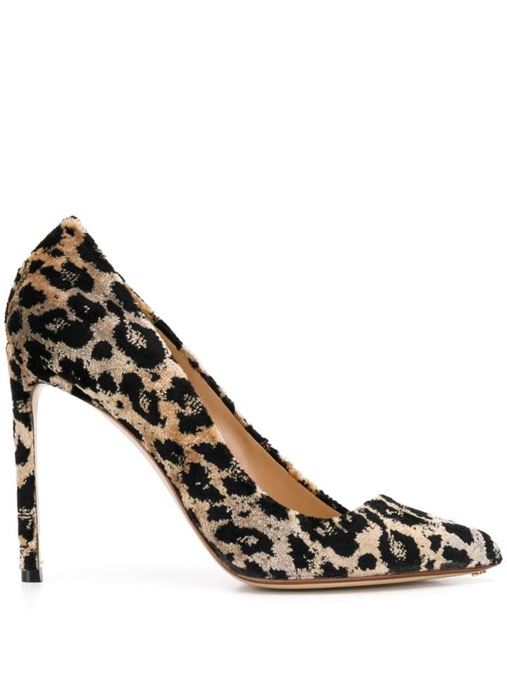 Francesco Russo Leopard-print Heels - Neutrals