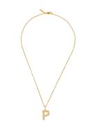 Chloé Letter P Pendant Necklace - Gold