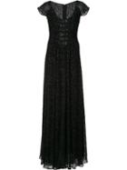 Yigal Azrouel 'floral Burnout' Dress, Women's, Size: 4, Black, Silk/viscose