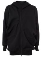 Moohong Zipped Hoodie, Men's, Size: 46, Black, Wool