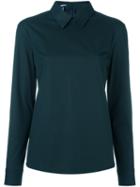 Jil Sander Navy Classic Collar Blouse