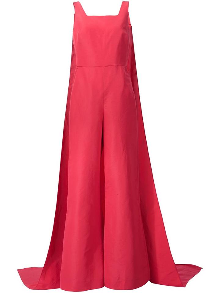Rosie Assoulin 'superhero Detachable Cape' Jumpsuit