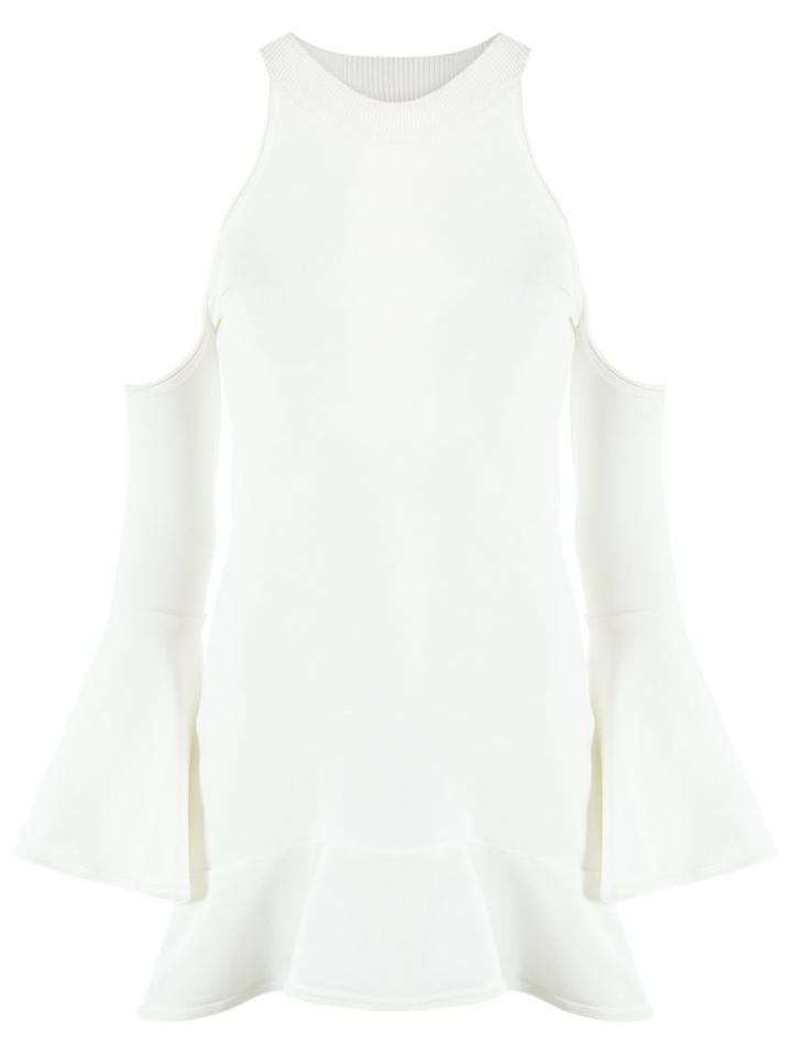 Andrea Bogosian Knitted Dress, Women's, Size: Medium, White, Spandex/elastane/viscose/polyimide