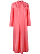 Joseph - Oversize Kaftan Dress - Women - Silk - 40, Pink/purple, Silk