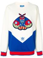 Adidas Originals - Ea Sweatshirt - Women - Cotton/polyester - 40, White, Cotton/polyester