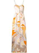 Emilio Pucci Acapulco Print Crystal Embroidered Jumpsuit - Neutrals